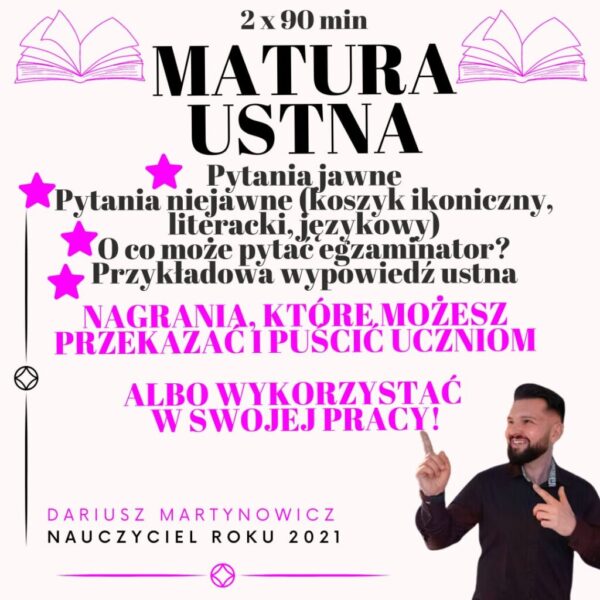 Matura ustna na 100% nagranie dla nauczycieli