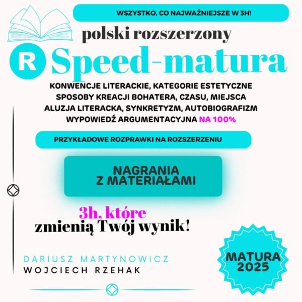 SPEED-matura rozszerzona z polaka - nagranie ze szkolenia