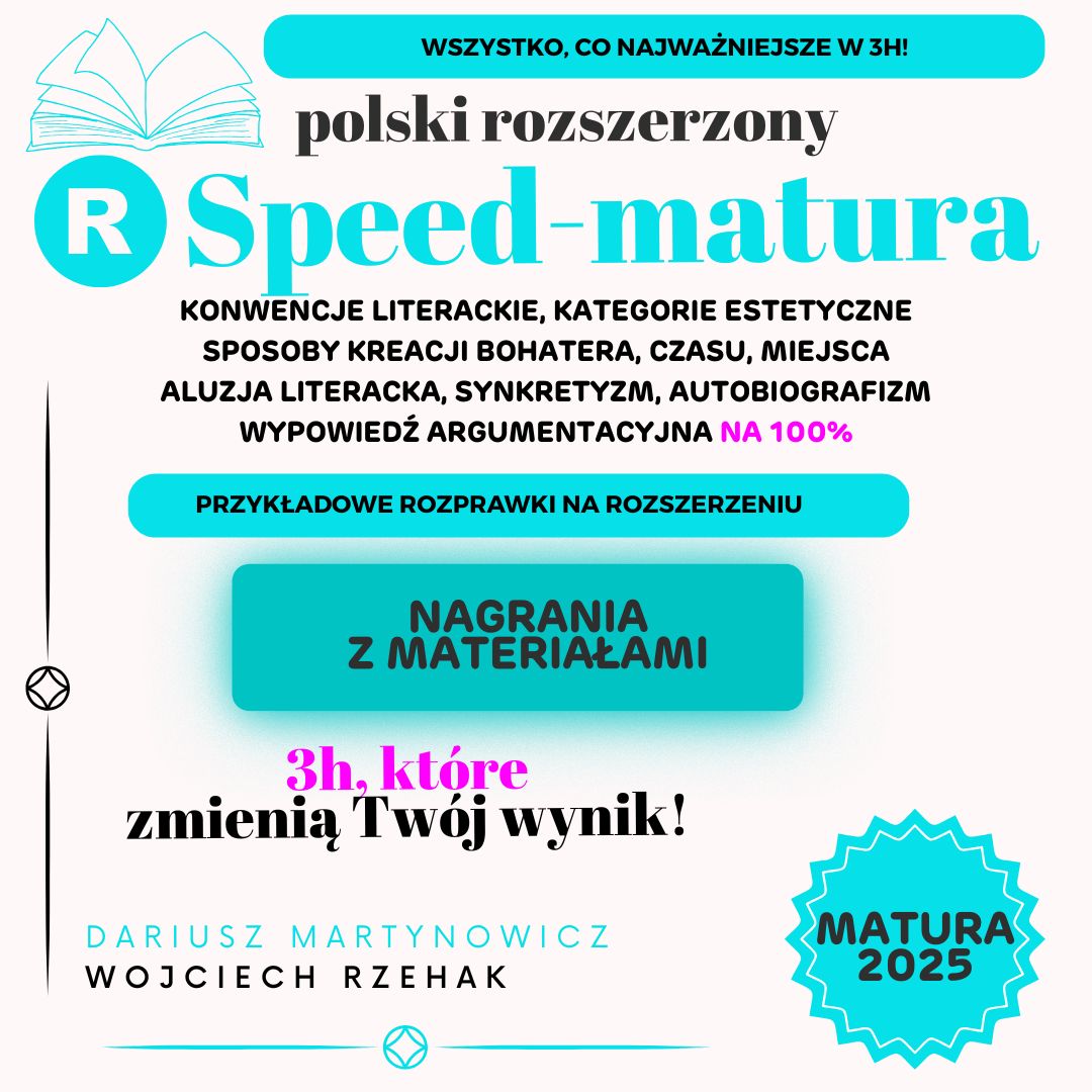 SPEED-matura rozszerzona z polaka - nagranie ze szkolenia
