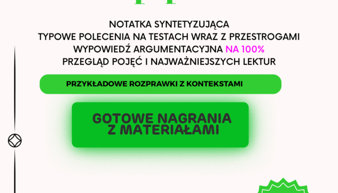 Matura poprawkowa z polskiego
