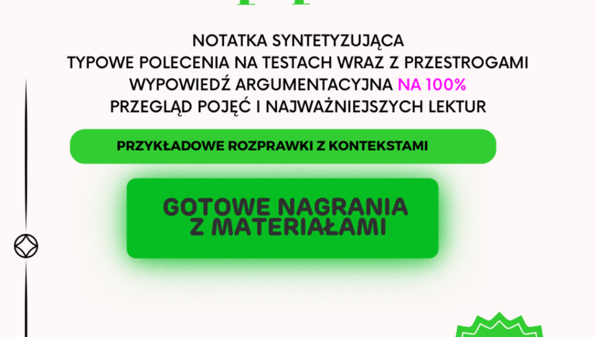 Matura poprawkowa z polskiego