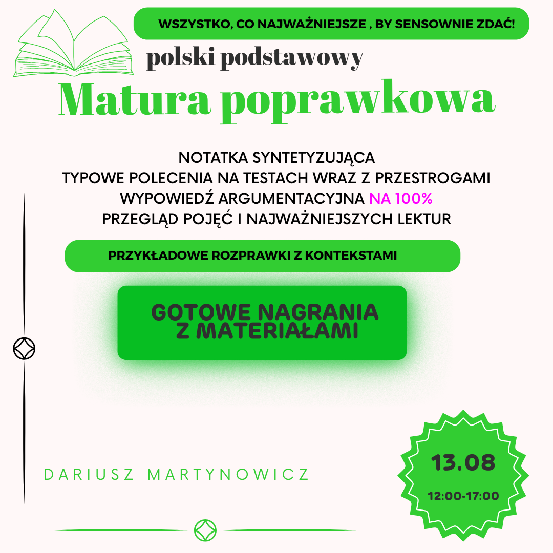 Matura poprawkowa z polskiego